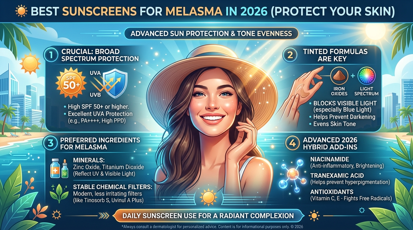 Best Sunscreens for Melasma