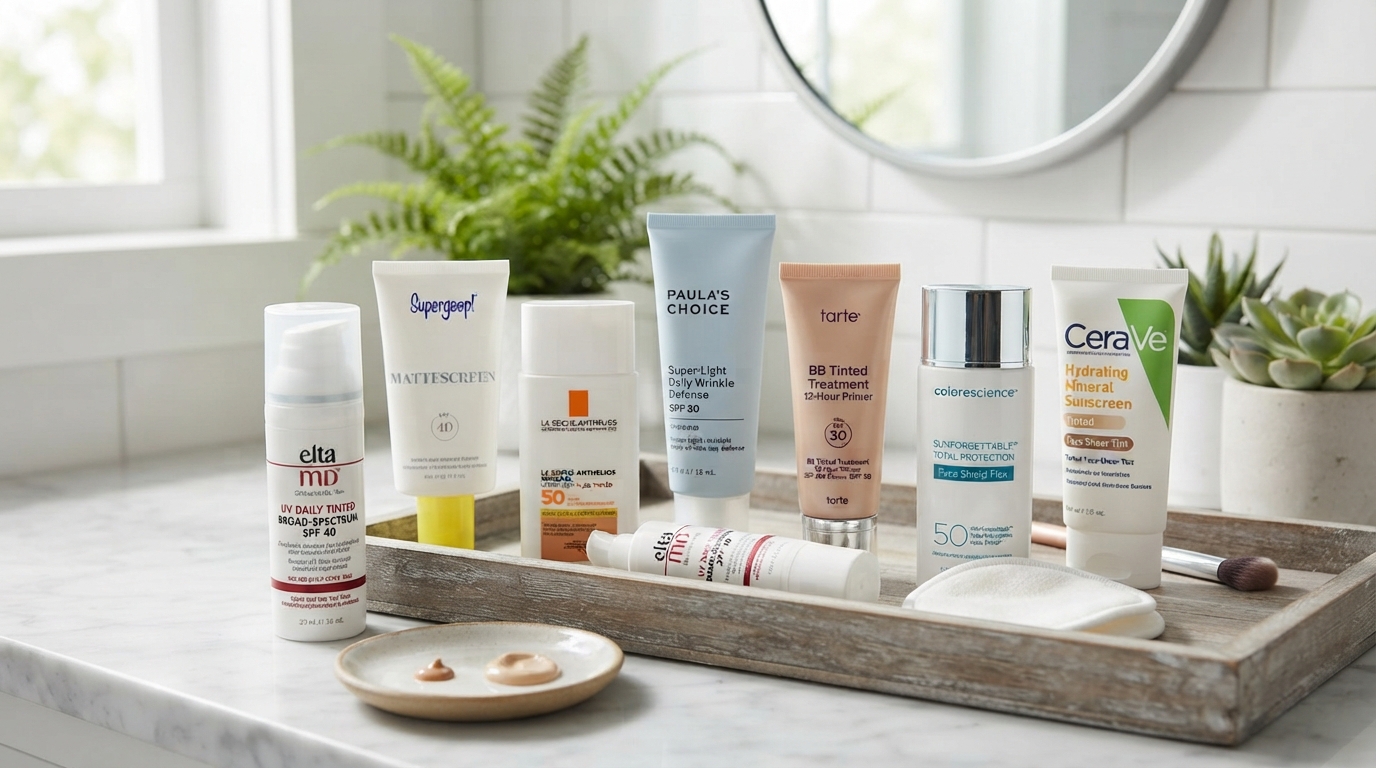 Best Tinted Sunscreens for Oily Skin