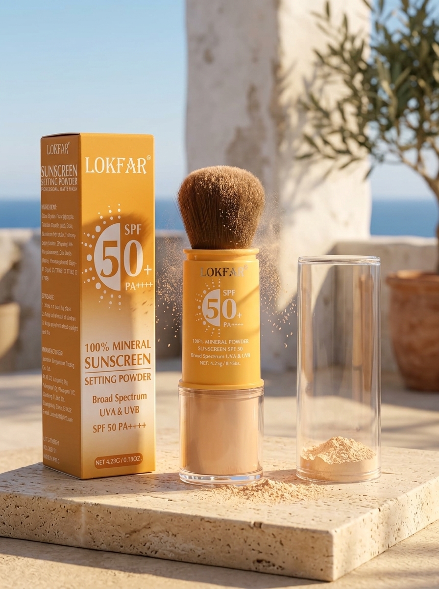 2 IN 1 Mineral Powder Sunscreen Makeup SPF 50