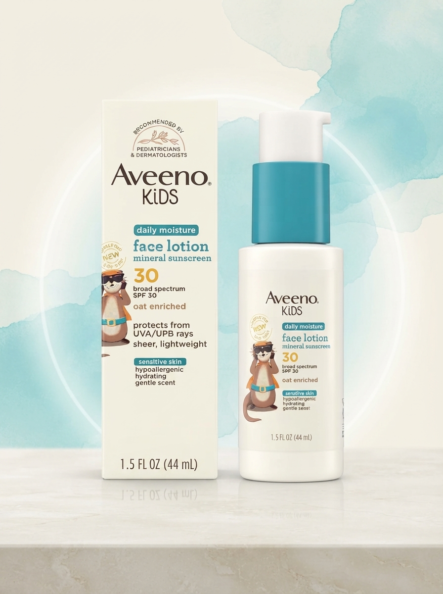 Aveeno Kids Daily Moisture Face Lotion & Sunscreen