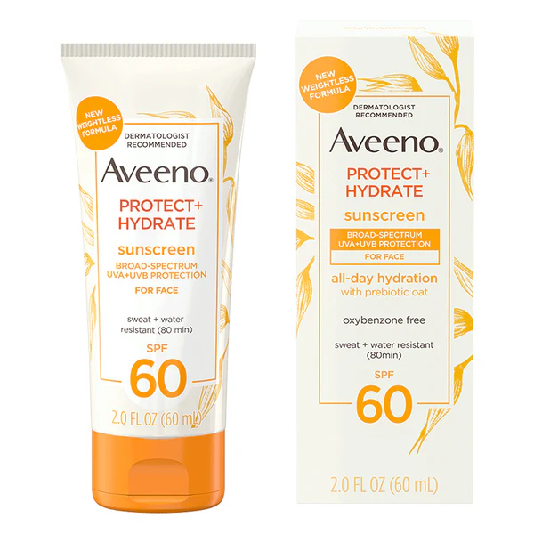 Aveeno Protect + Hydrate Face Sunscreen SPF 60
