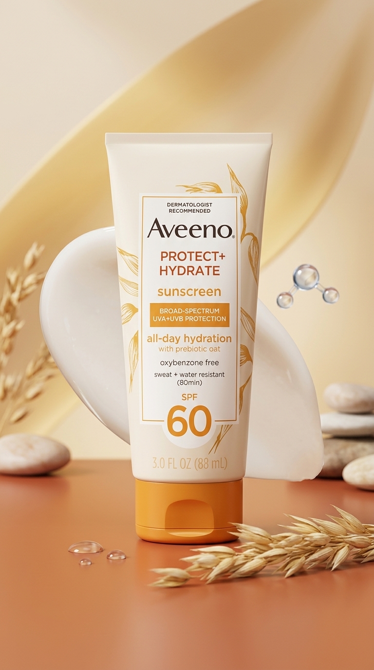 Aveeno Protect + Hydrate Sunscreen Lotion SPF 60