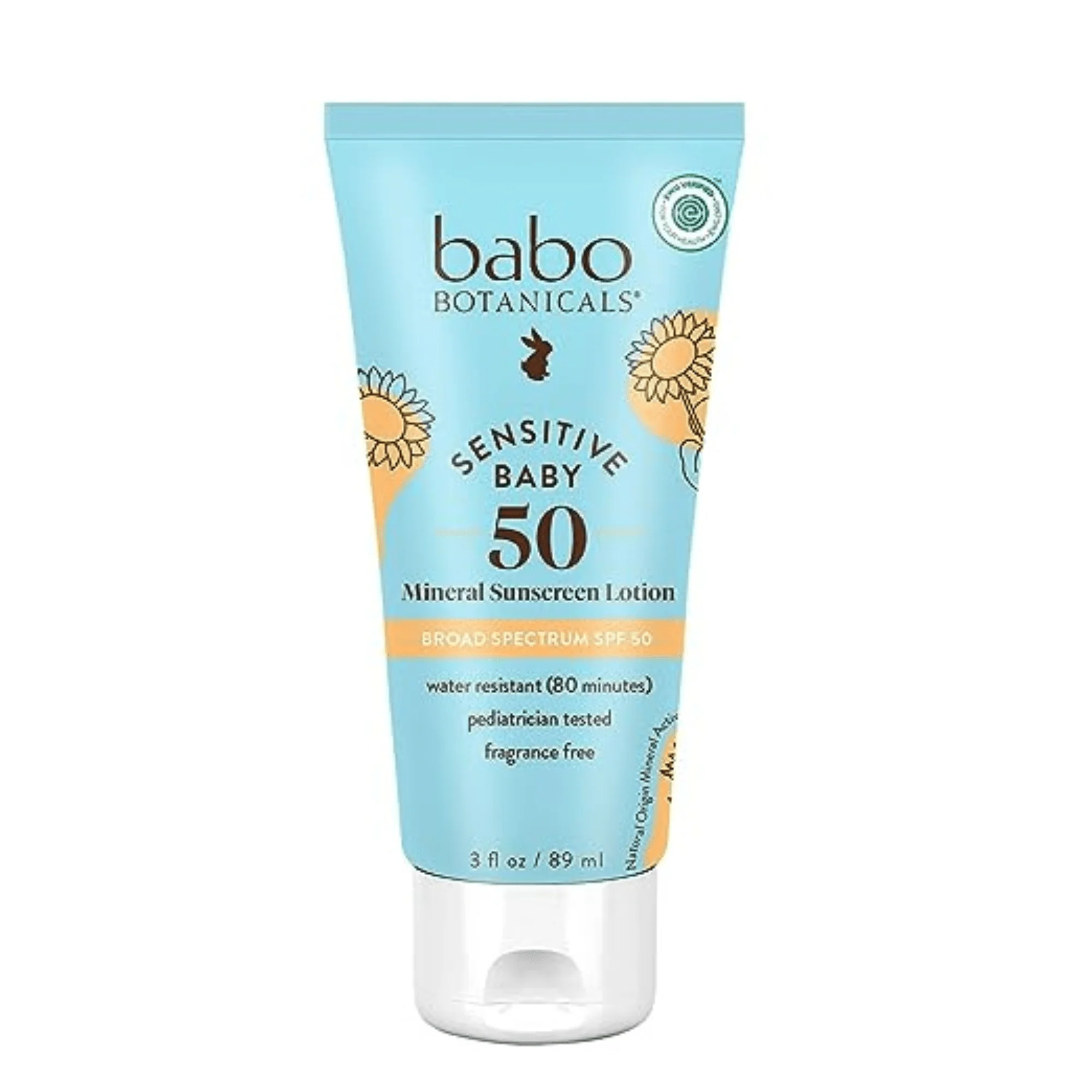 Babo Botanicals Sensitive Baby Mineral Sunscreen SPF 50