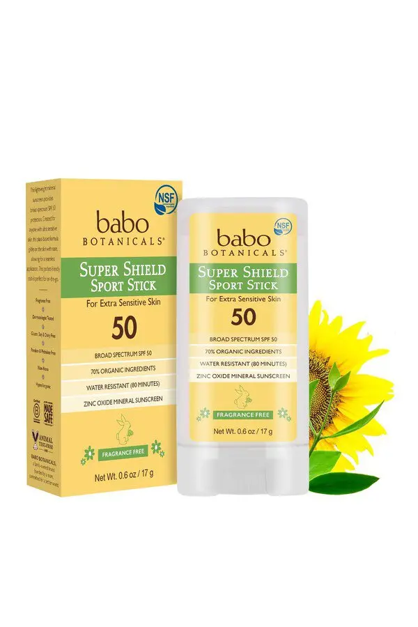 Babo Botanicals Sheer Mineral Tinted Sunscreen Stick SPF50