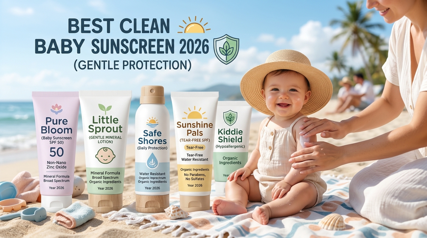 Best Clean Baby Sunscreens