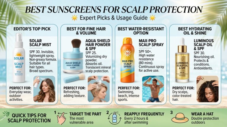 Best Sunscreens for Scalp Protection