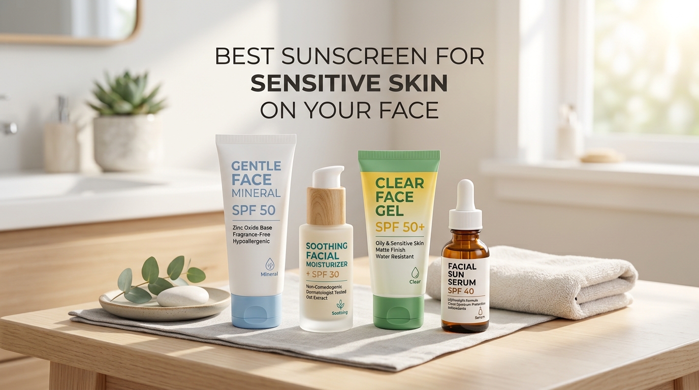 Best Sunscreens for Sensitive Skin on Your Face