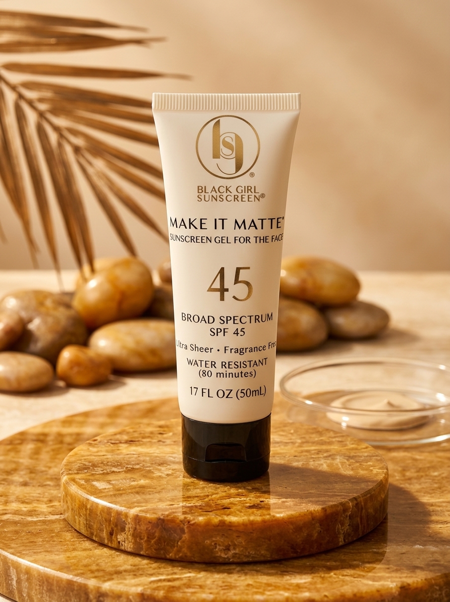 Black Girl Sunscreen Make It Matte