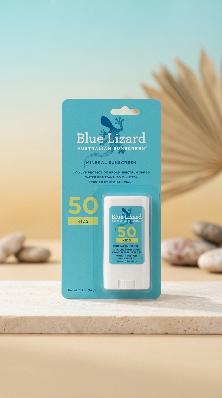 Blue Lizard Kids Mineral SPF 50 Sunscreen Stick