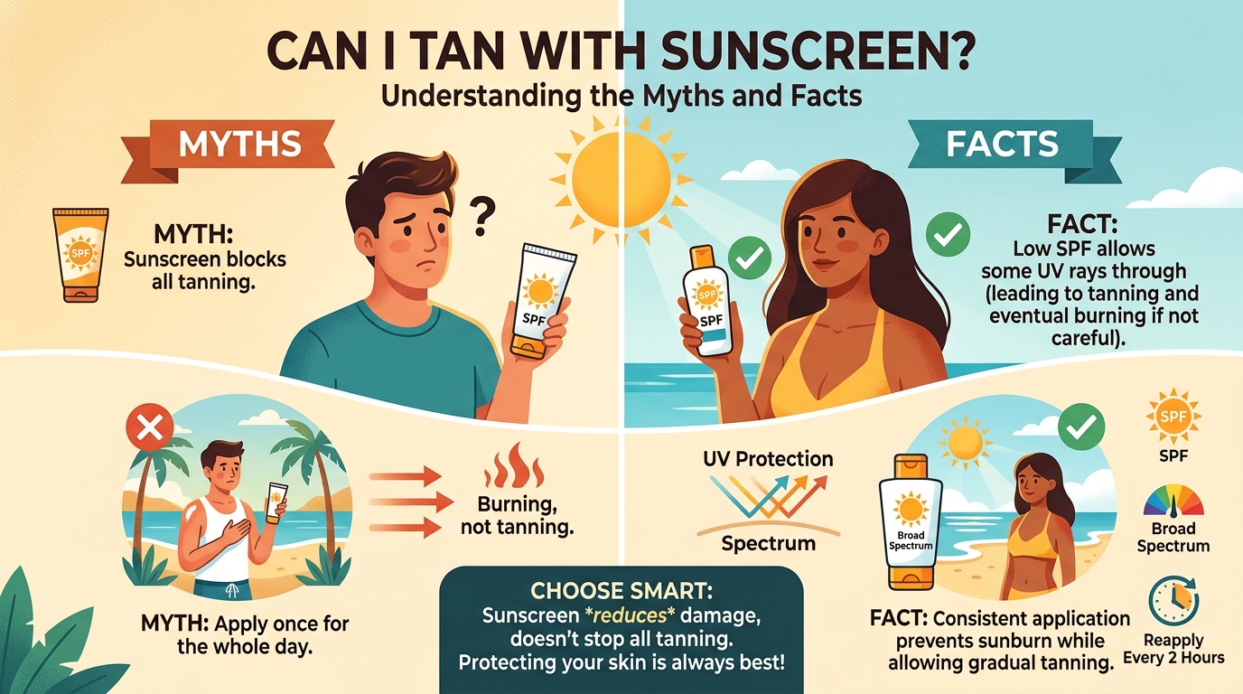 Can I Tan With Sunscreen