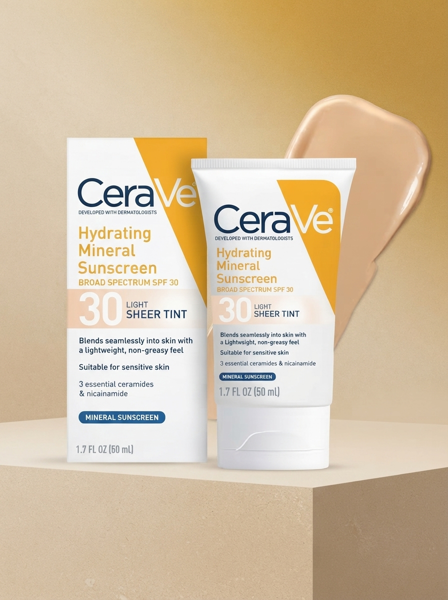CeraVe Hydrating Mineral Sunscreen Tinted