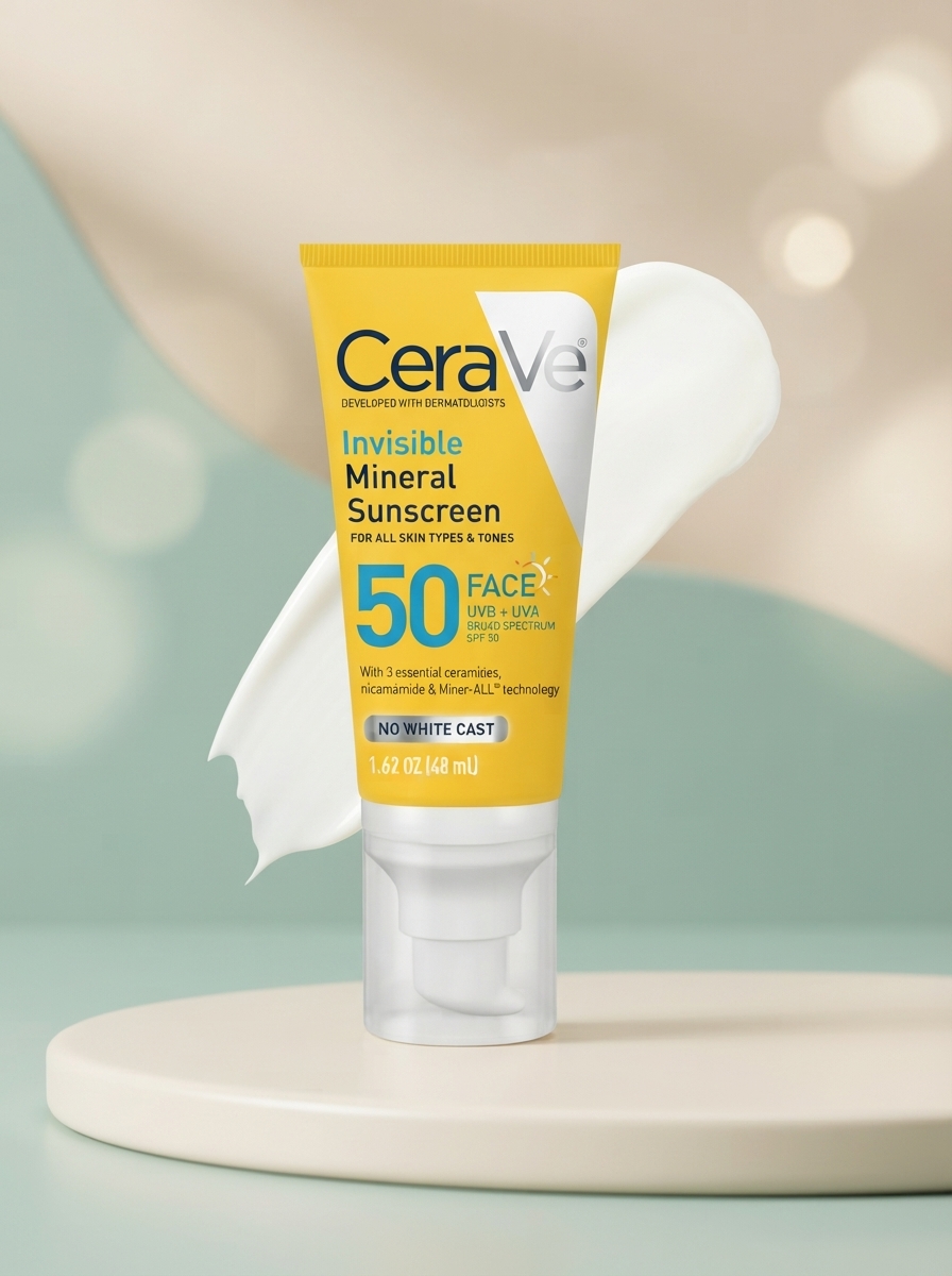 CeraVe Invisible Mineral Sunscreen SPF 50
