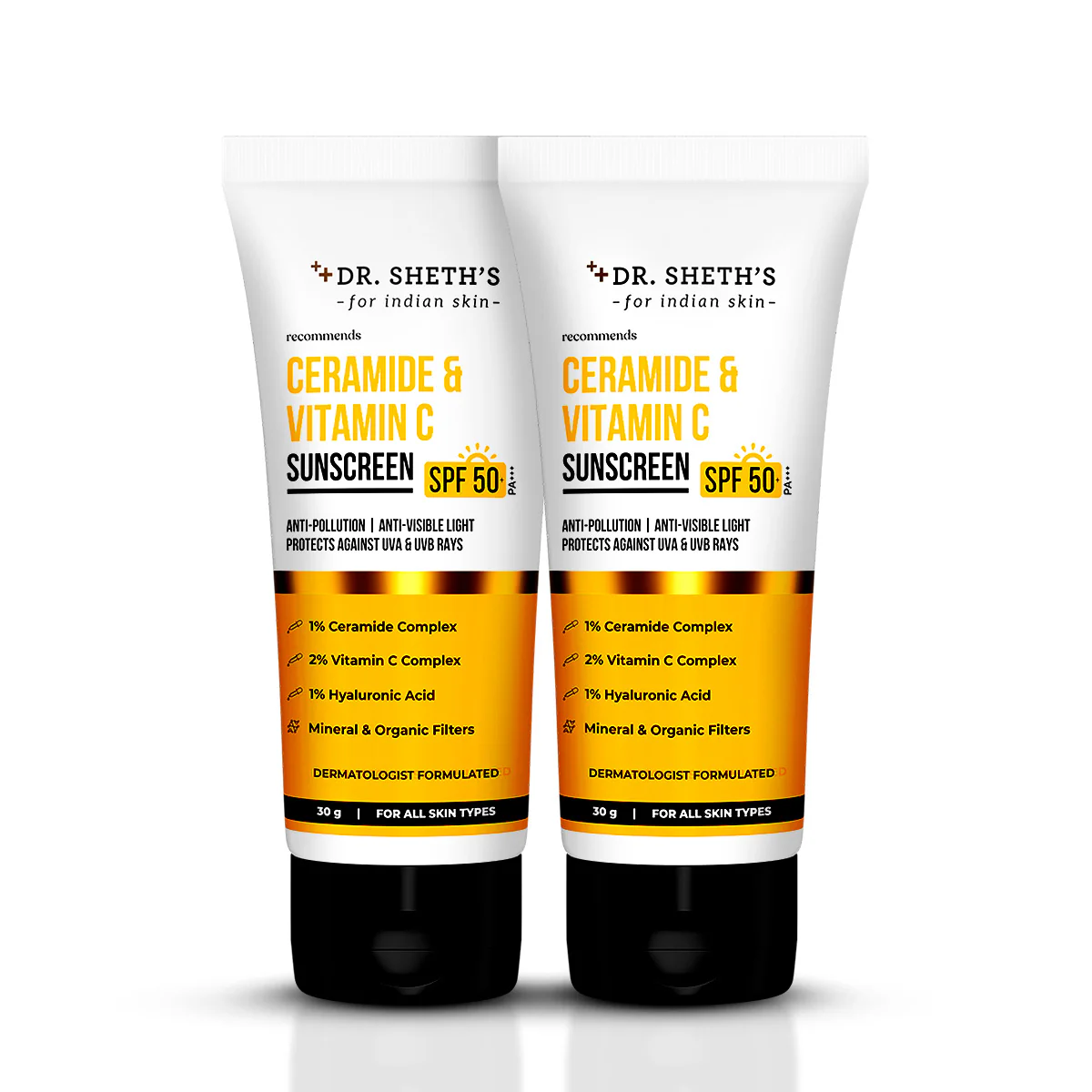 Dr. Sheth's Ceramide & Vitamin C Sunscreen SPF 50