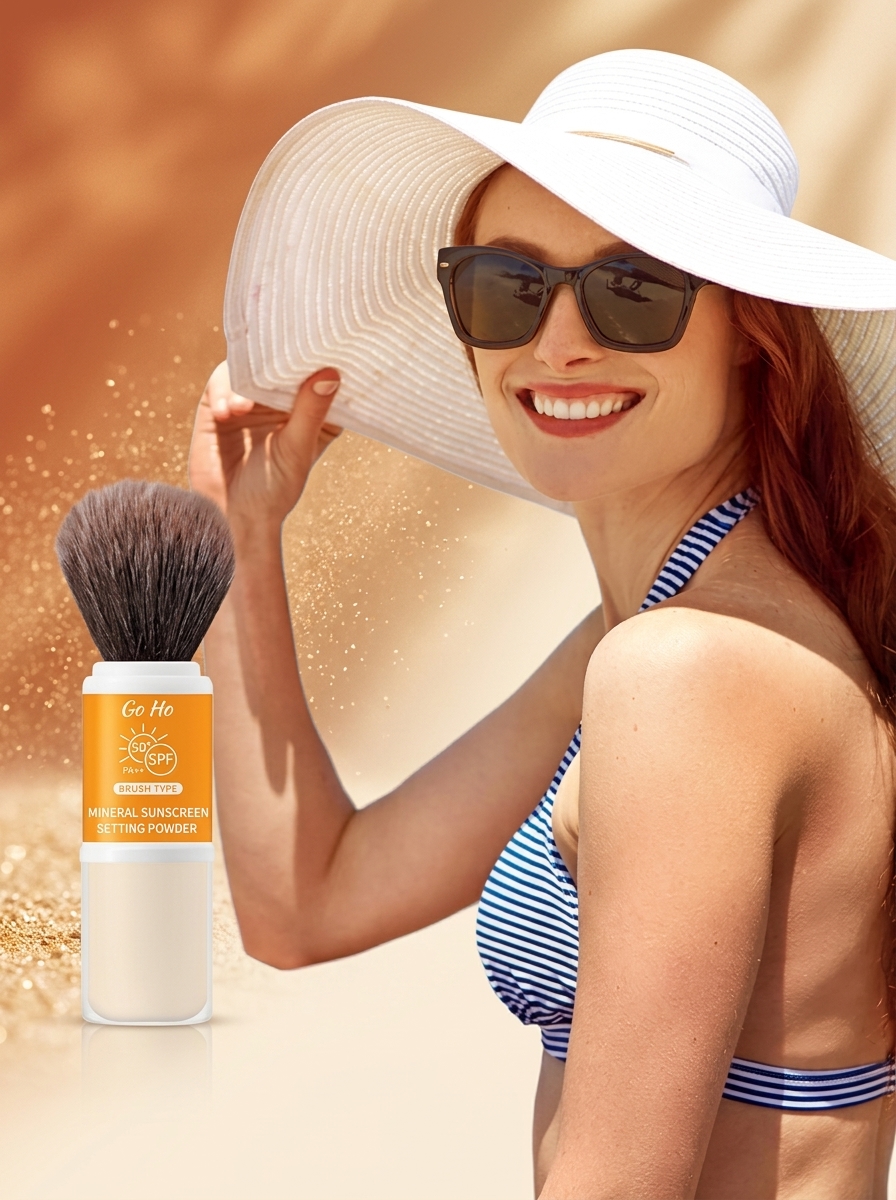 Go Ho Mineral Sunscreen Setting Powder - SPF 50