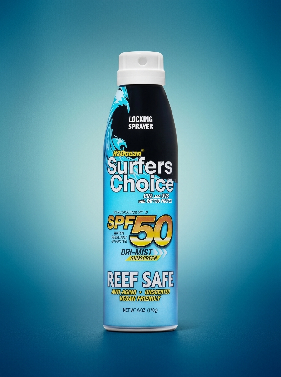 H2Ocean Surfers Choice SPF 50 Sunscreen Spray