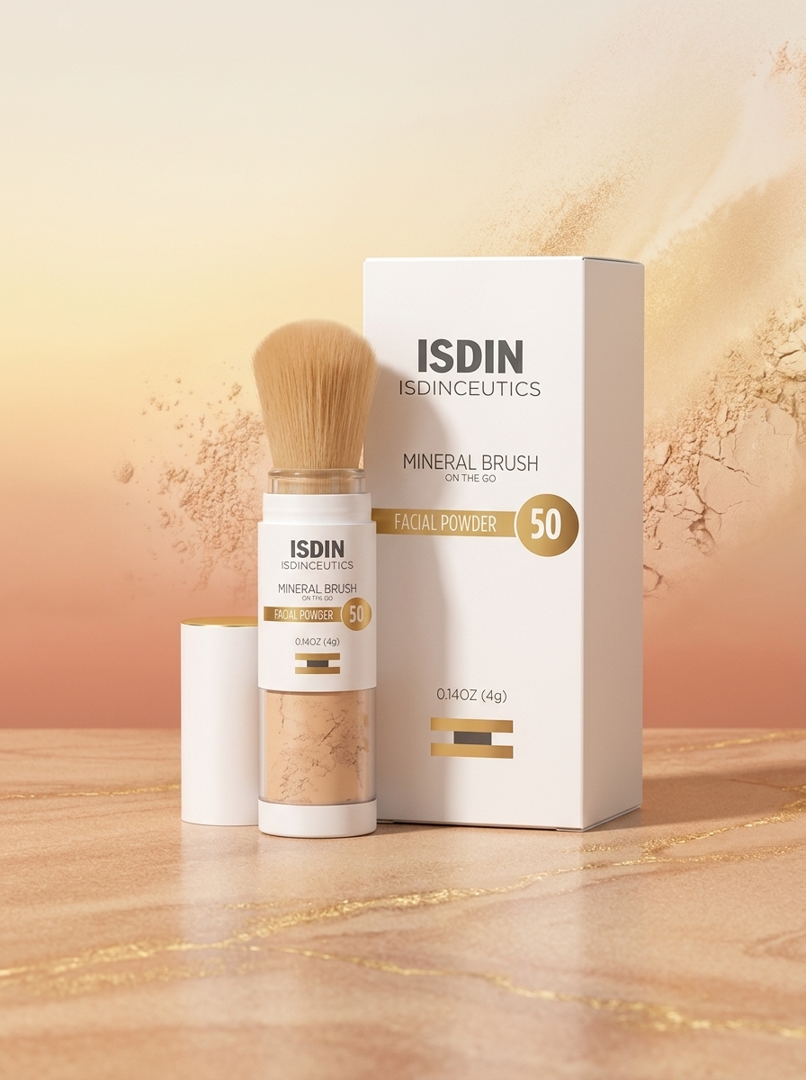 ISDIN Mineral Brush-On Powder Sunscreen SPF 50