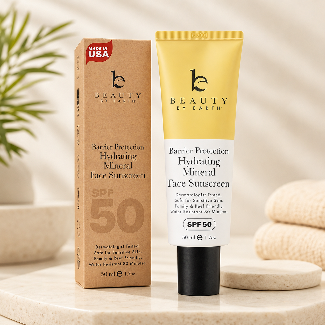 Mineral Sunscreen SPF 50 for Sensitive Skin