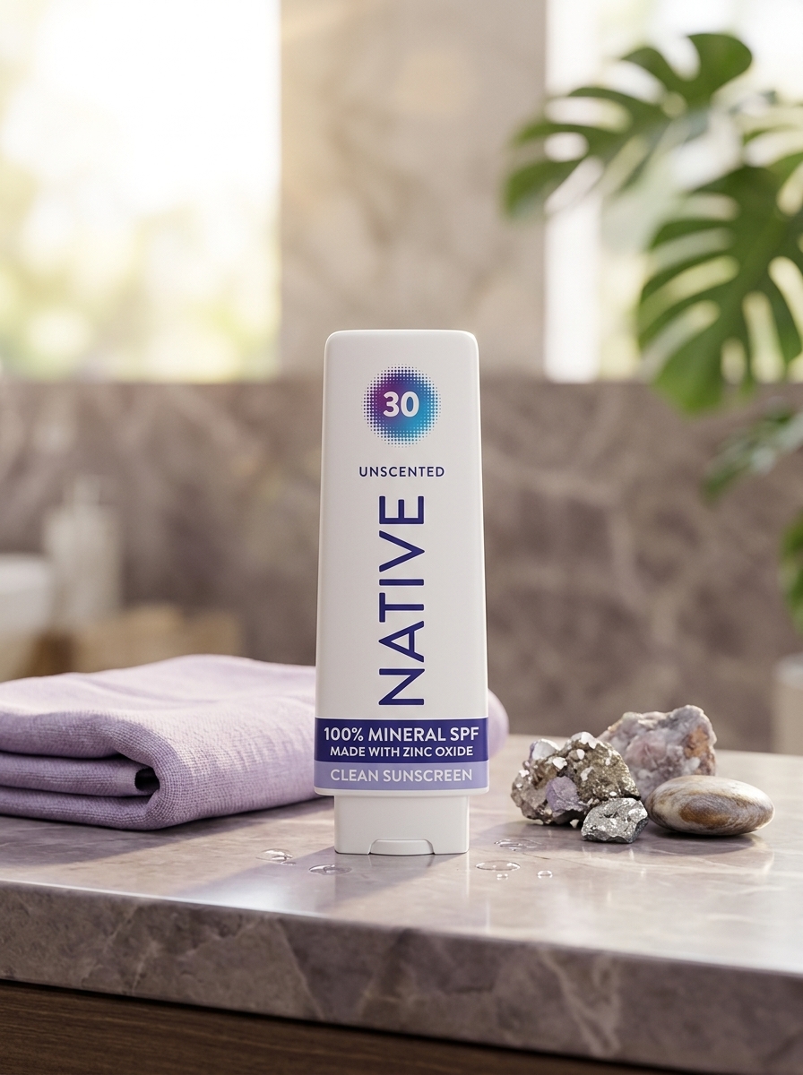 Native Unscented Mineral Sunscreen Lotion