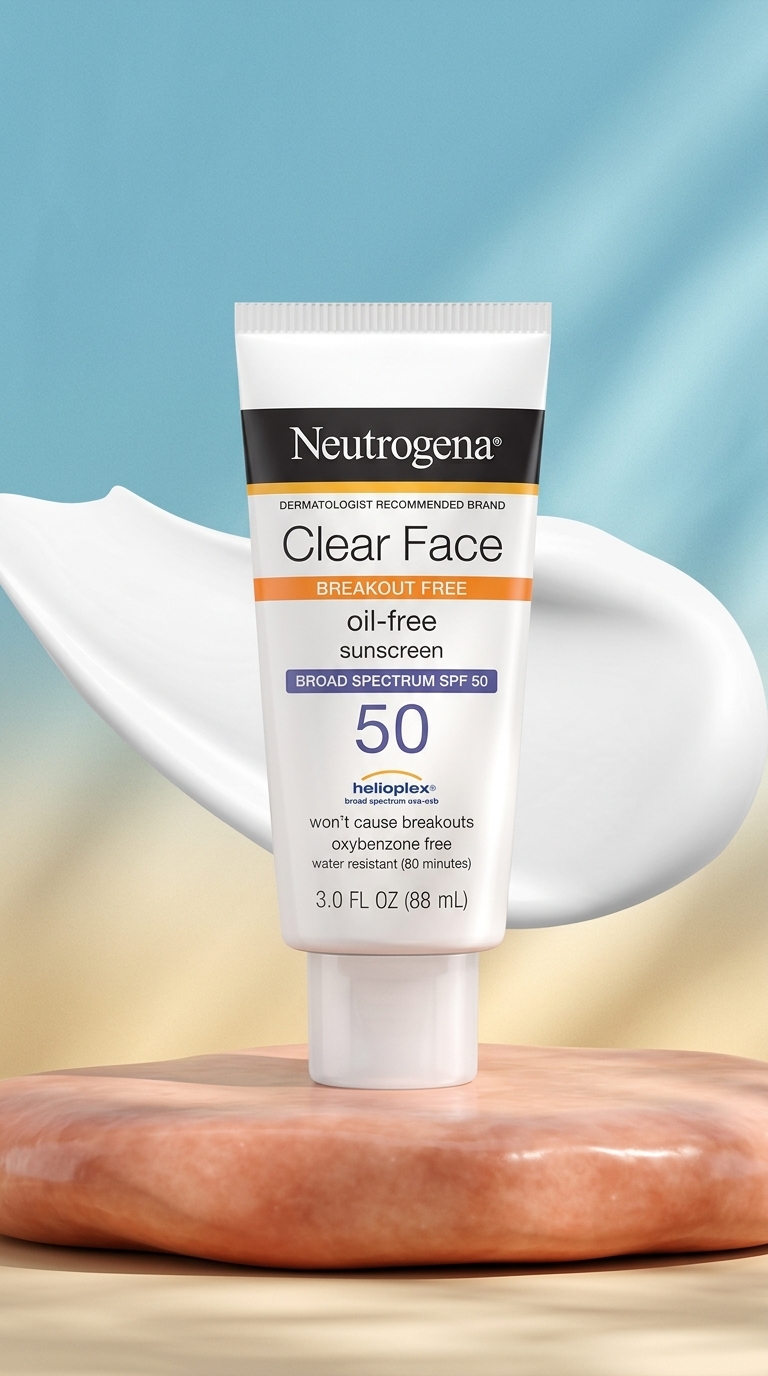 Neutrogena Clear Face Sunscreen Lotion SPF 50