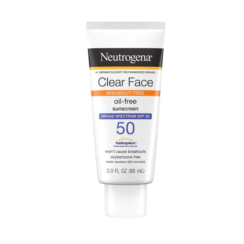 Neutrogena Clear Face Sunscreen Lotion SPF 50