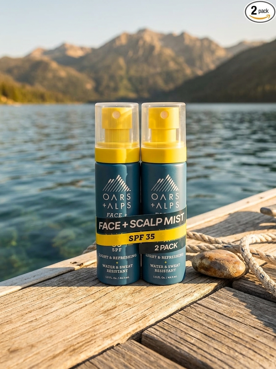 Oars + Alps Face & Scalp Sunscreen Spray Mist