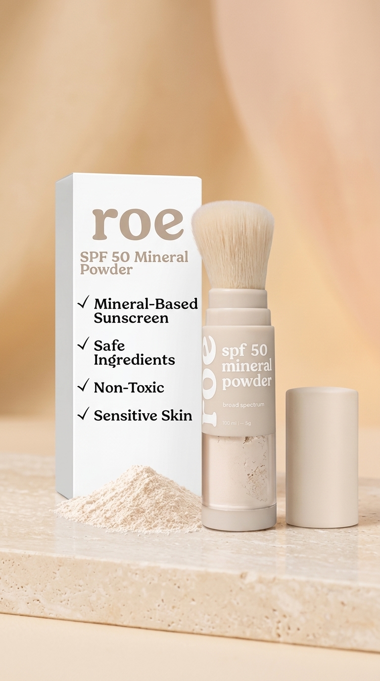 Roe Wellness SPF 50 Mineral Powder Sunscreen