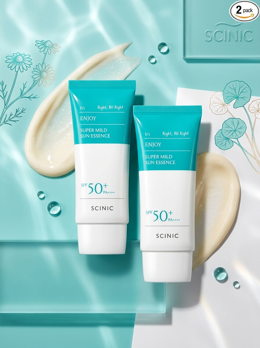 SCINIC Enjoy Super Mild Sun Essence Set (SPF50+)