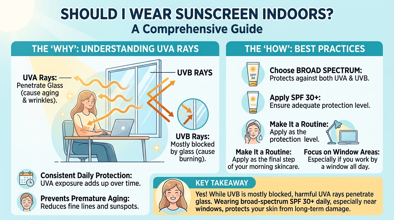Should I Wear Sunscreen Indoors