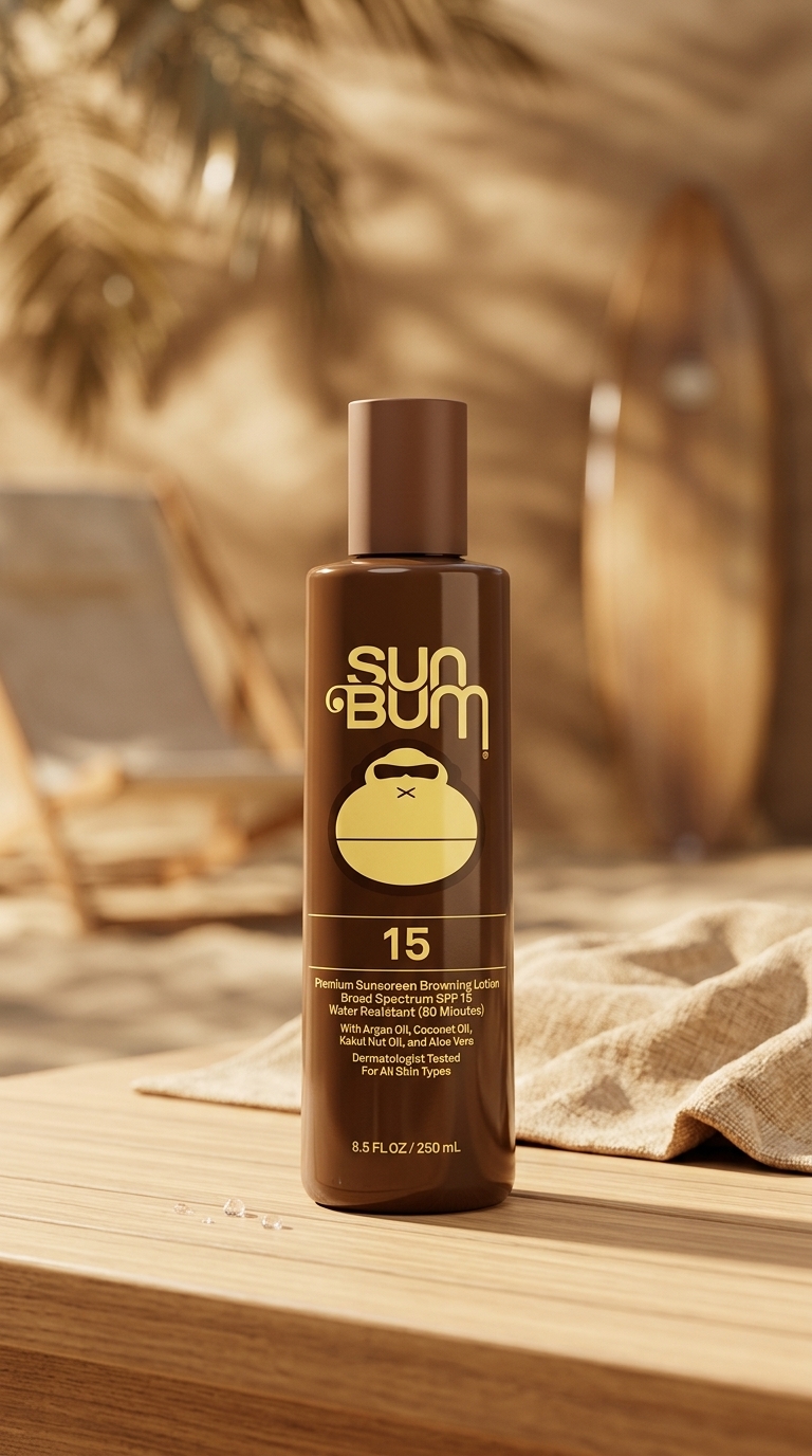 Sun Bum SPF 15 Browning Body Lotion (8.5 Fl Oz)