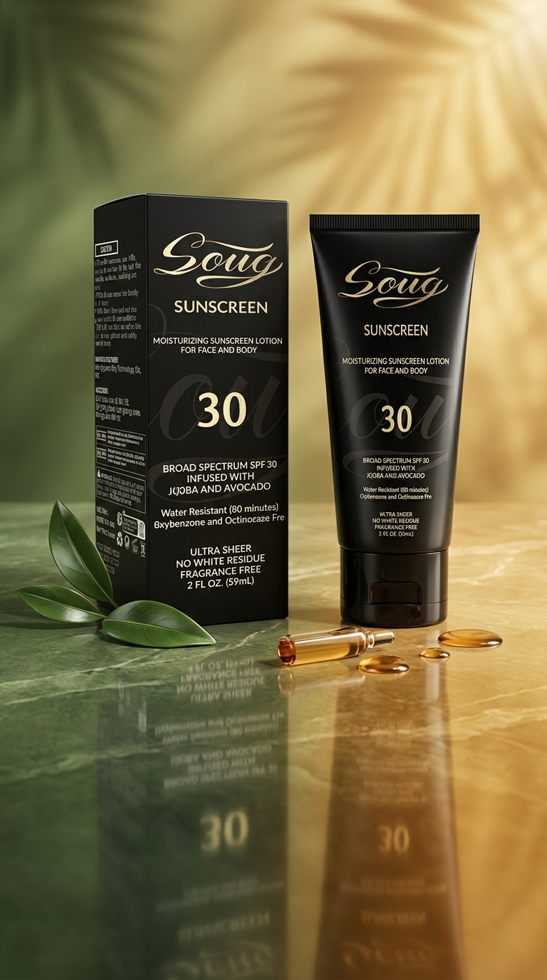 Sunscreen Lotion SPF 30 for Melanin Rich Skin