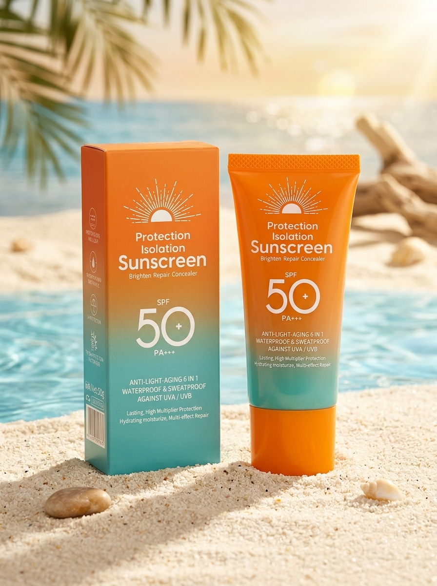 Sunscreen SPF 50 Oil-Free Lotion for Face and Body