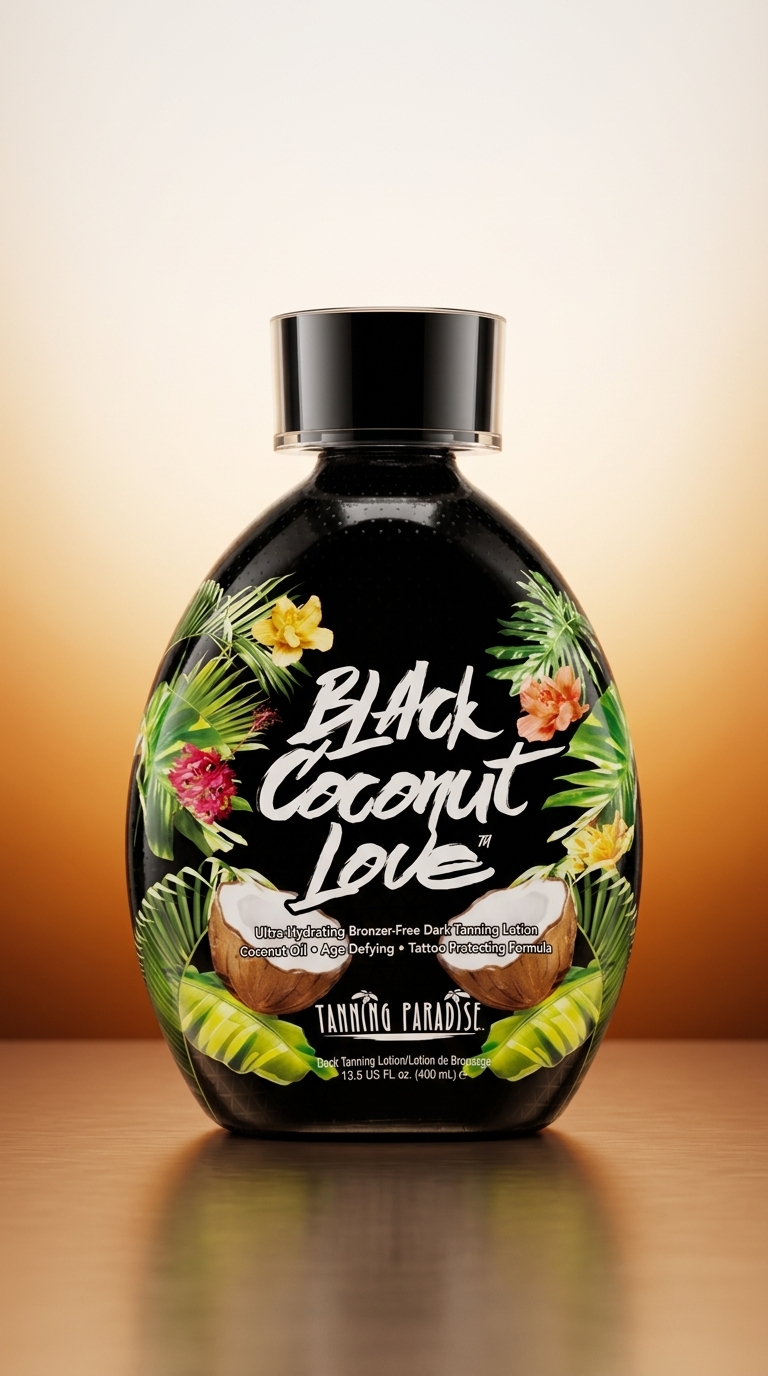 Tanning Paradise Black Coconut Love Lotion (13.5oz)
