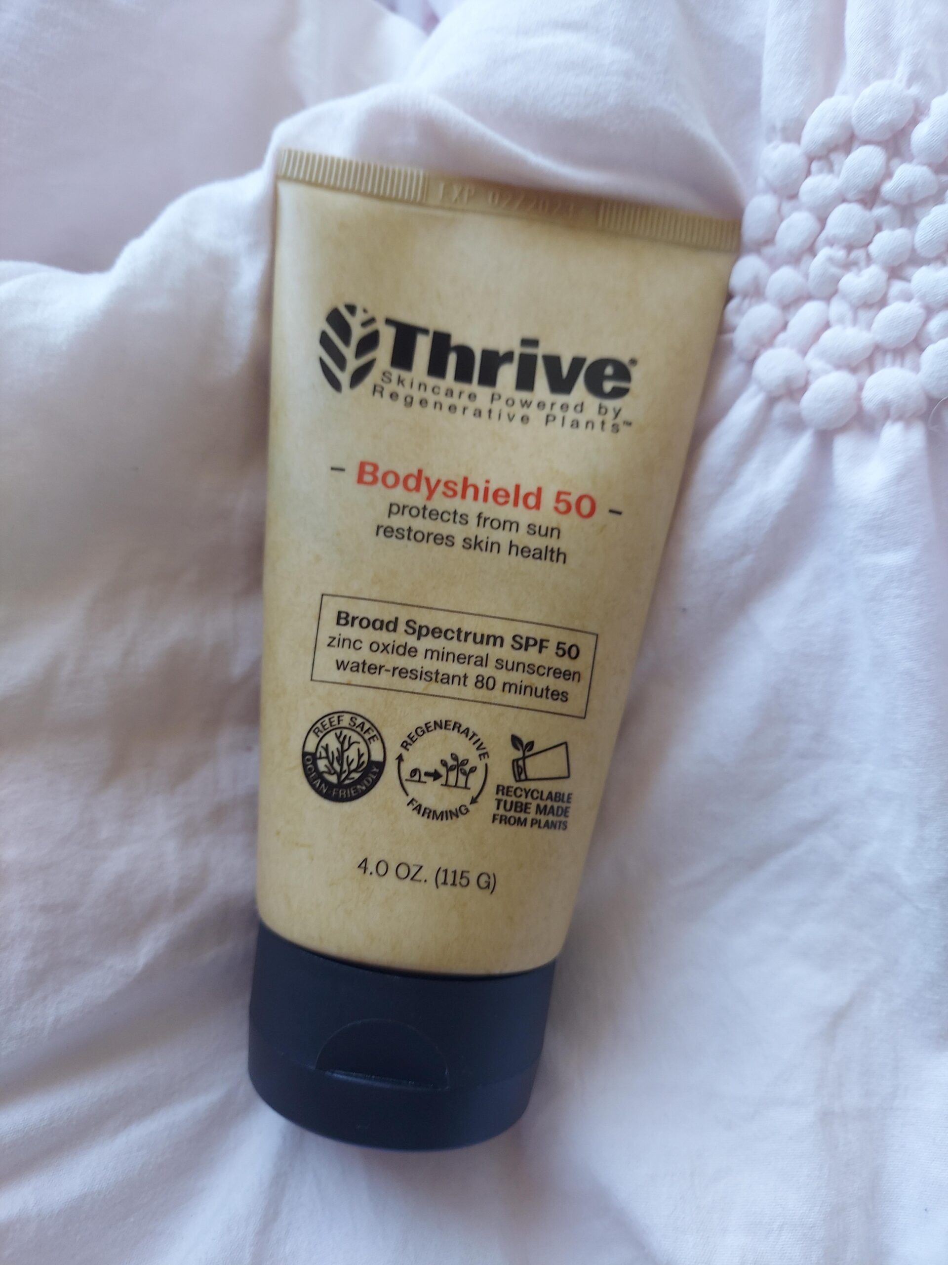 Thrive Natural Care Reef Safe Sunscreen SPF50