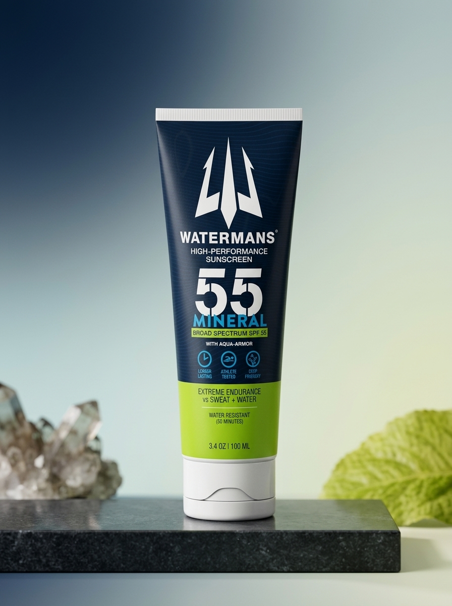 Watermans Mineral SPF 55 Sunscreen Lotion