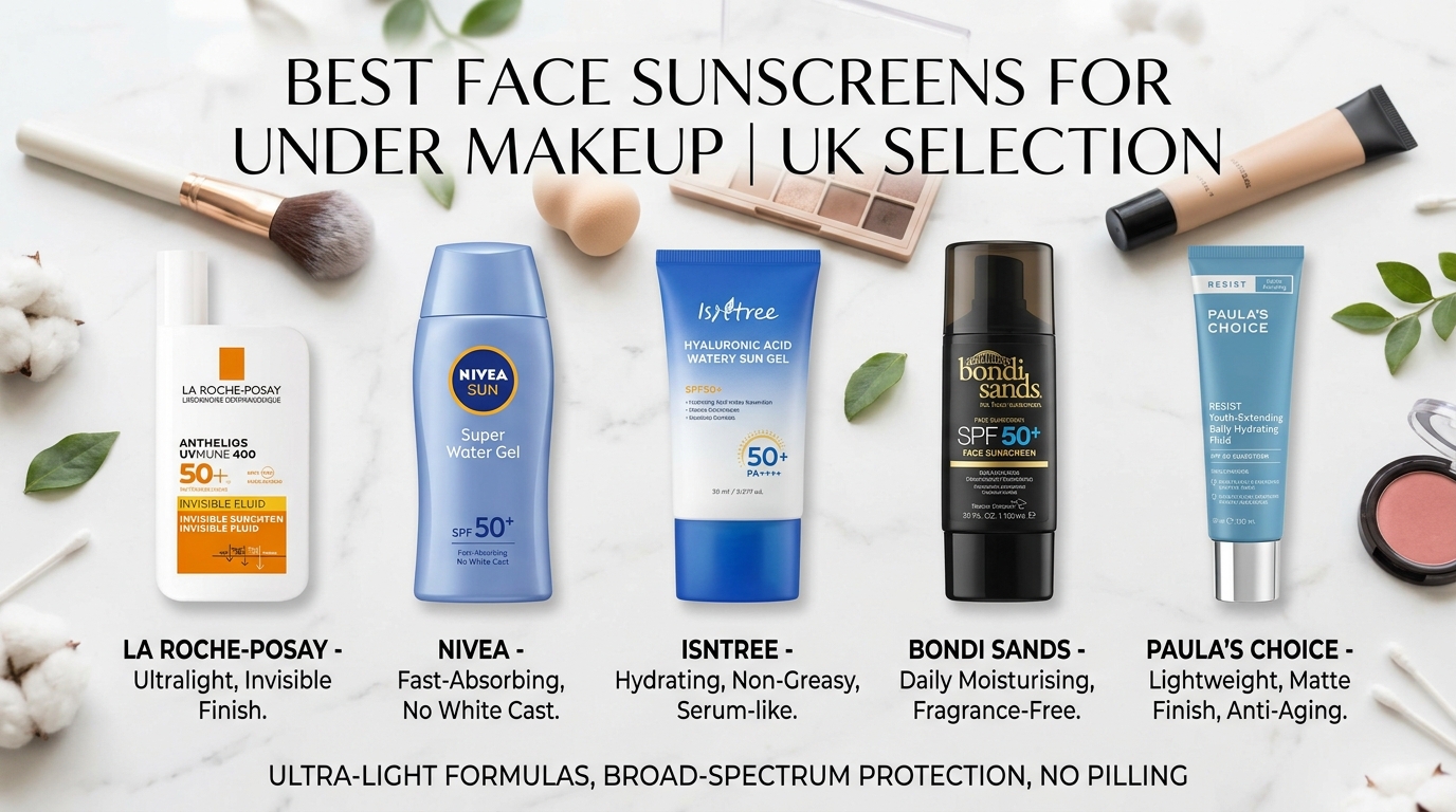 Best Sunscreens for Face Under Makeup UK