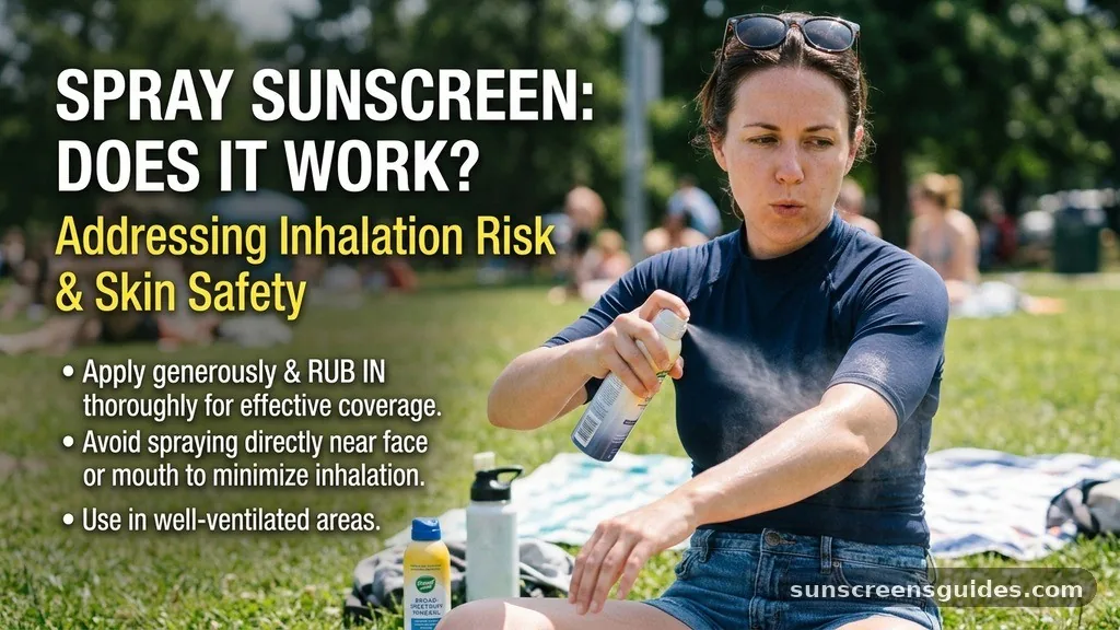 Addressing Inhalation Risk and Skin Safety - does spray sunscreen work