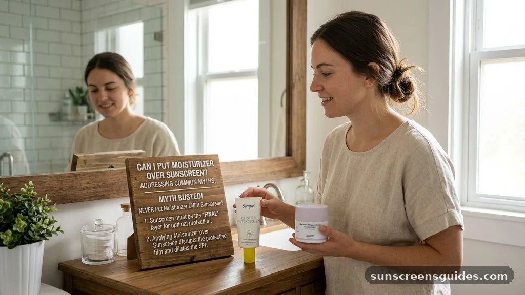 Addressing the Common Myth of Moisturizer Over Sunscreen - can i put moisturizer over sunscreen