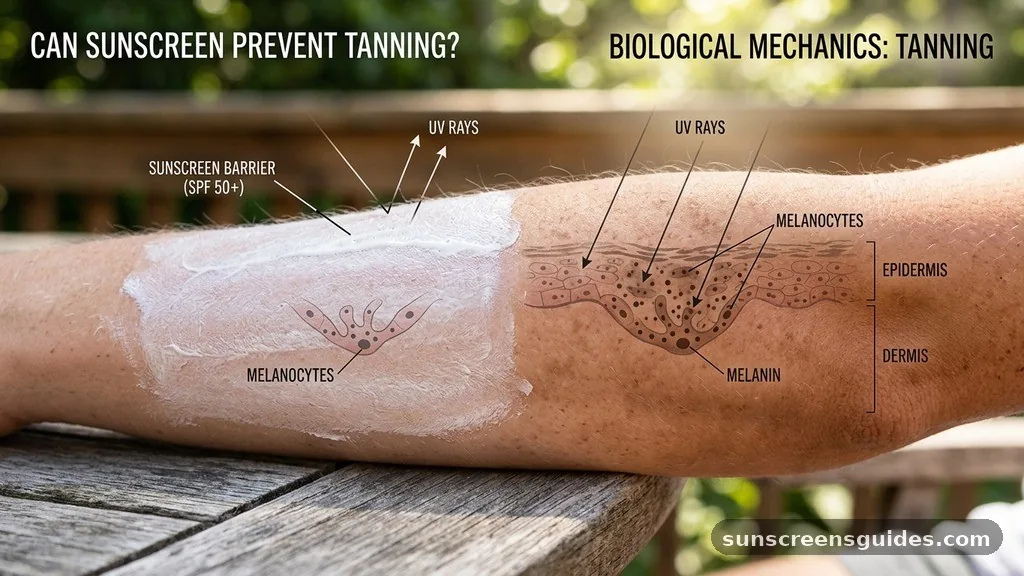 can sunscreen prevent tanning