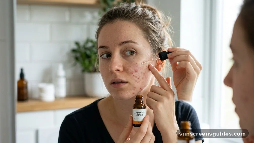 can vitamin c serum cause acne