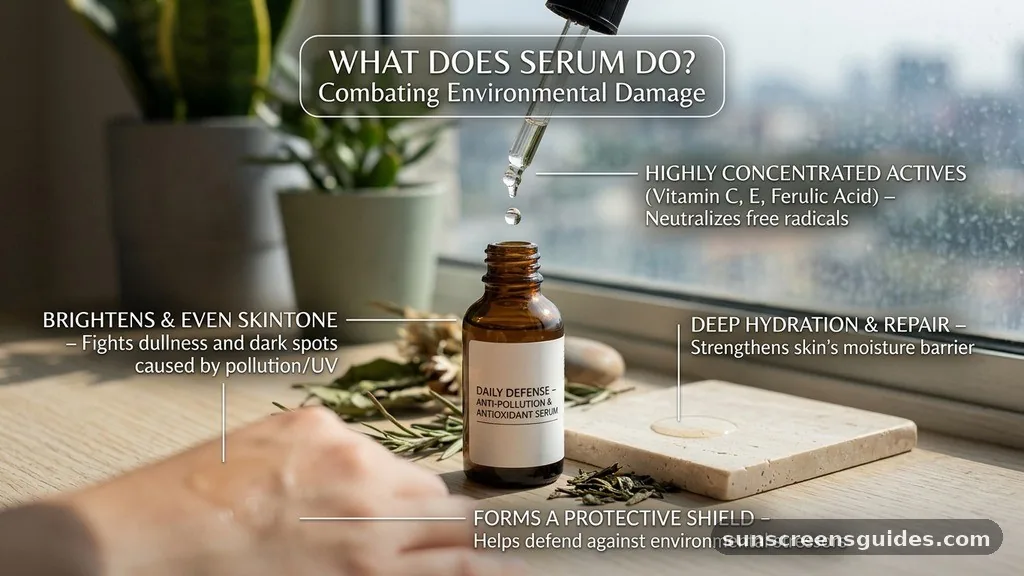 Combating Environmental Damage - what does serum do