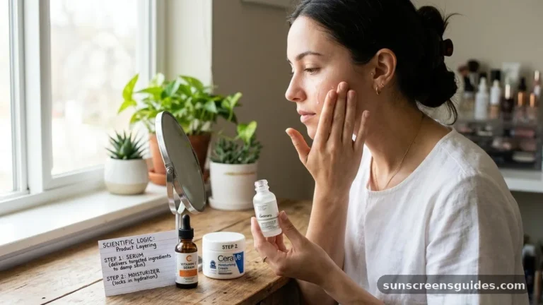 do you put serum on before moisturizer