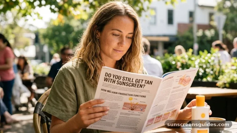 do you still get tan with sunscreen