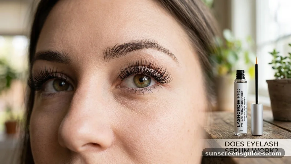 does eyelash serum work