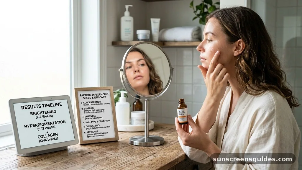 Factors That Influence Speed and Efficacy - how long for vitamin c serum to work
