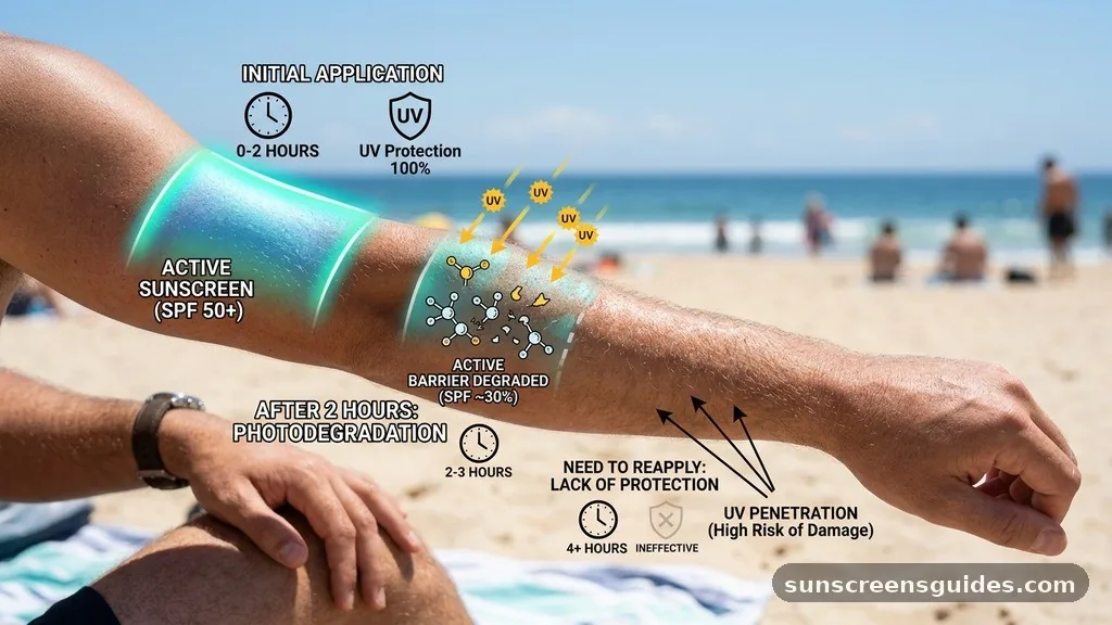 how long does sunscreen last before reapplying