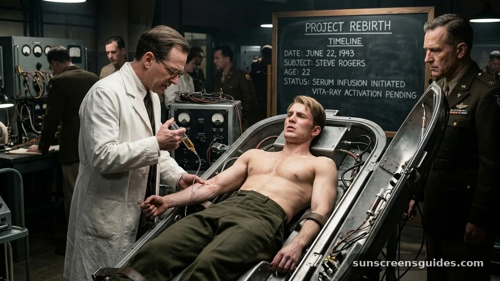 how old was steve rogers when he got the serum