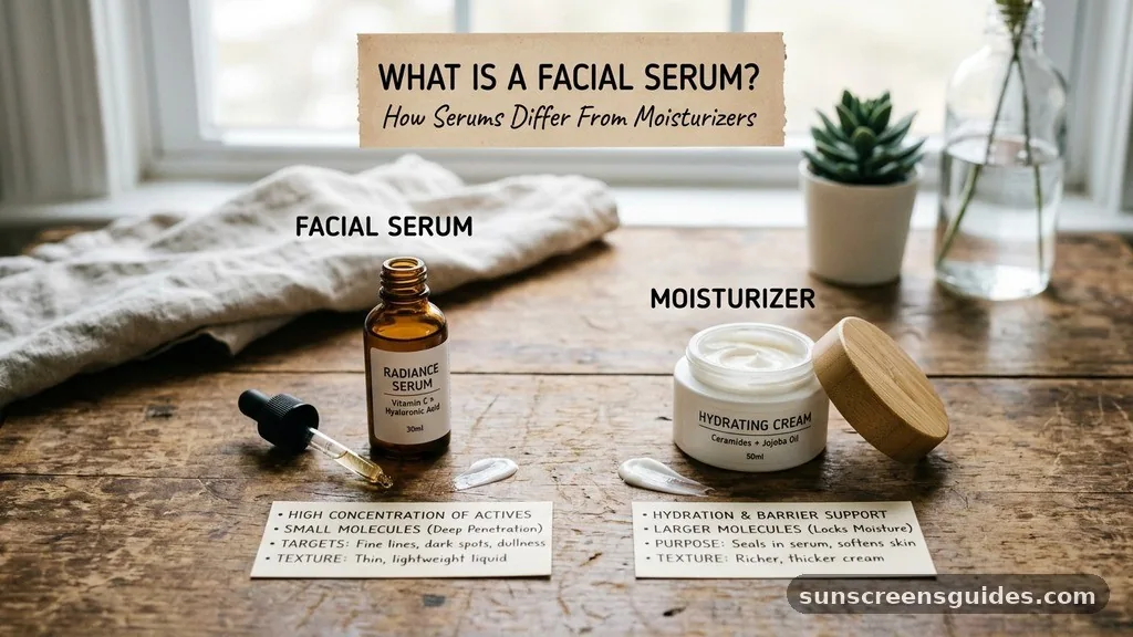 How Serums Differ From Moisturizers - what is a facial serum