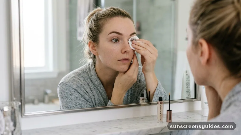 how to apply lash serum