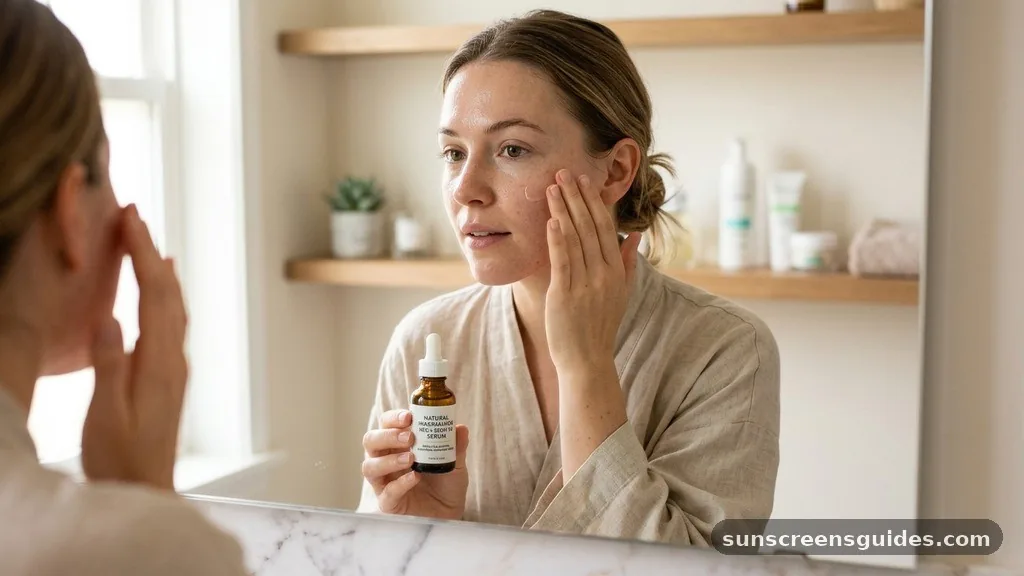 how to apply niacinamide serum