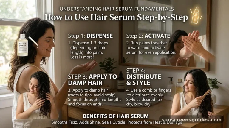 how to use hair serum